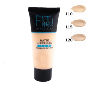 کرم پودر تیوپی میبلین  فیت می رنگ روشن شماره 110 حجم 30 میل