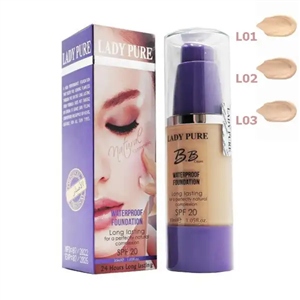 کرم پودر لیدی پور  اس پی اف 20 رنگ تیره شماره L03 حجم 30 میل