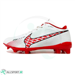 کفش فوتبال سایز کوچک نایک ایرزوم طرح اصلی Nike Air Zoom FG MG White Red