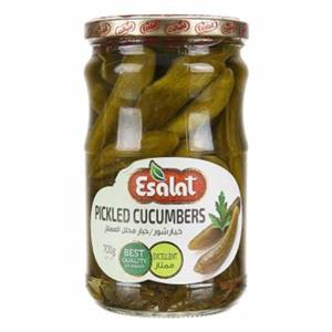 خیار شور ممتاز اصالت مقدار 700 گرم Esalat Pickled Cucumber Excelent 700gr 