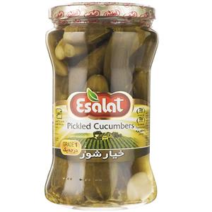 خیار شور درجه یک اصالت مقدار 680 گرم Esalat Pickled Cucumber Grade1 680gr