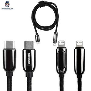 کابل تایپ سی به لایتنینگ باسئوس مدل CATLSK-01