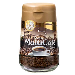 قهوه فوری گلد مولتی کافه مقدار 100 گرم Multi Cafe Gold Instant Coffee 100gr 