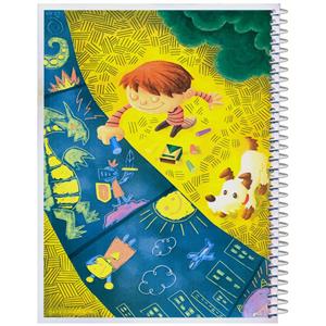 دفتر مشق مدل کژوال طرح دنیای کودکانه Juste Notebooks