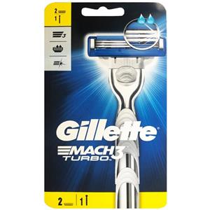 خود تراش ژیلت مدل Mach3 Turbo Gillette Mach3 Turbo with 1 More Cartridge