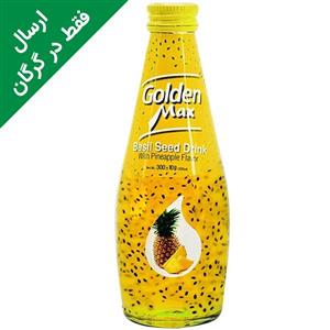 تخم شربتی گلدن مکس طعم آناناس حجم 300 میلی لیتر  تک و عمده