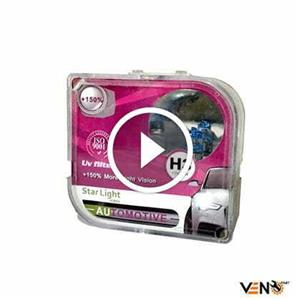 لامپ هالوژن گازی پایه H3 برند استار لایت (2عددی)