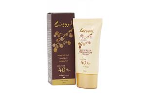 کرم پودر ضد آفتاب پوست چرب لروونی SPF40 حجم 30 میلی لیتر