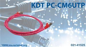 کابل پچ کورد شبکه کی دی تی 50 سانتی متر مدل PC-CM6UTP