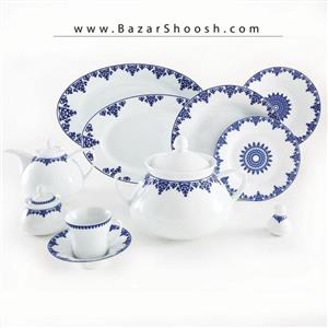 سرویس غذا خوری سمرقند 12 نفره چینی زرین سری شهرزاد درجه عالی