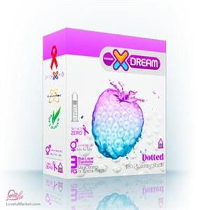 کاندوم خاردار ایکس دریم Xdream Dotted بسته 3 تایی 