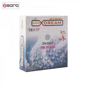 کاندوم خاردار ایکس دریم Xdream Dotted بسته 3 تایی 