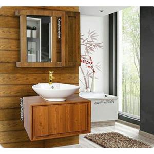 روشویی کابینت دار کاسپین چوب50 سانت