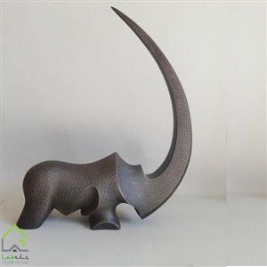 مجسمه کرگدن مینیاتوری