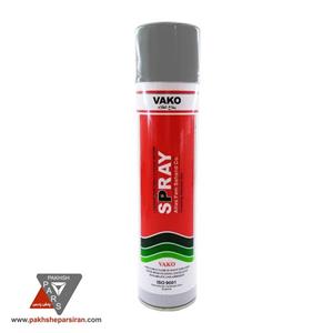 اسپری رنگ واکو طوسی روشن کد 7040 بسته 12 عددی