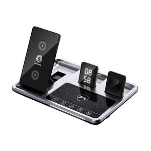 شارژر وایرلس 4 کاره گرین لاین Green Lion 4 IN 1 Wireless Charging Station  توان 15 وات