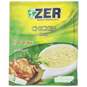 سوپ مرغ زیر مقدار 65 گرم Zer Chicken Soup gr 