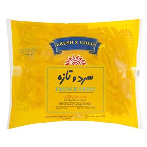 سیب زمینی طلایی منجمد سرد و تازه مقدار 750 گرم Sardotaze Frozen Golden Fried Potato 750gr 