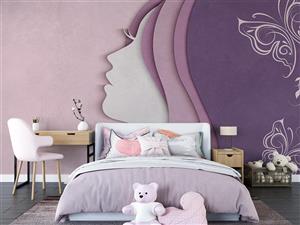 پوستر دیواری چهره زن فشن W10217300
