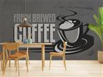 پوستر دیواری کافه فنجان قهوه W10216800