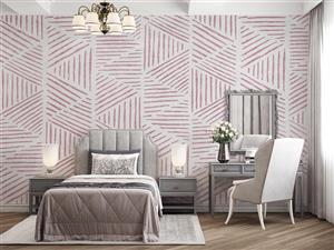 کاغذ دیواری دخترانه هندسی W10219700
