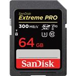 کارت حافظه سن دیسک SANDISK 64GB EXTREME PRO UHS-II SDXC 300MB/S 2000X