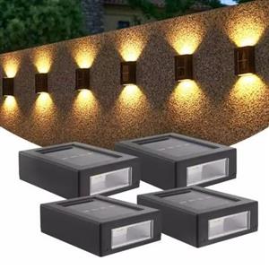 چراغ دکوراتیو خورشیدی دو طرفه مستطیل