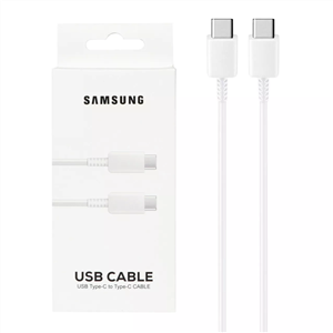 کابل شارژ SAMSUNG Type-C to Type-C مدل S23 ORG PD – سفید