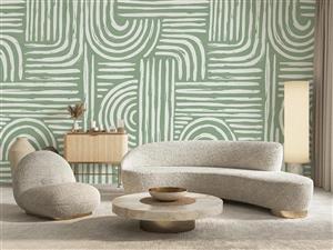 کاغذ دیواری هندسی جدید مدرن W10219100