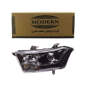 چراغ جلو چپ با لامپ و موتور و LED دنا مدرن