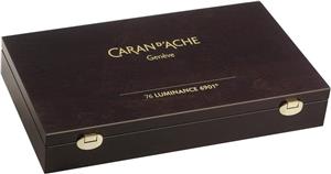 مداد رنگی 76 رنگ کاران داش مدل 4  Caran Dache Wooden box - ارسال 10 الی 15 روز کاری