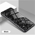 قاب شیشه ای طرح دار اپل Makavo Glass Marble Case iphone X 