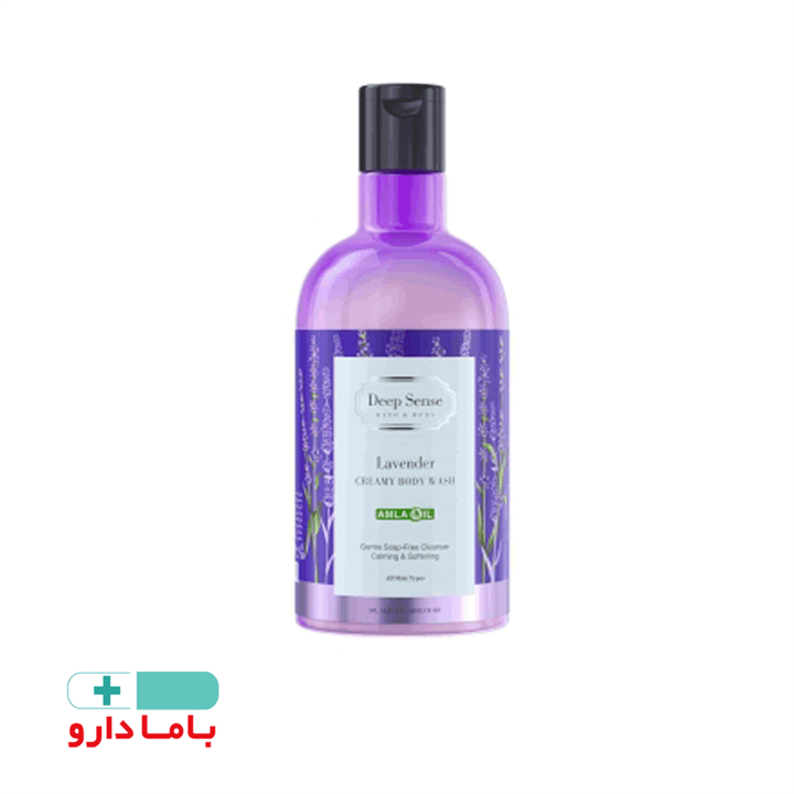 شامپو بدن دیپ سنس مدل lavender حجم 400 میل