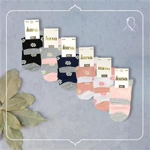 جوراب نیم‌ ساق زنانه کد ۱۵۵۰۵۹ -03 / جفتی 16500 تومان/ 6 جفت
