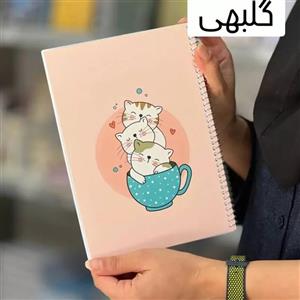 دفتر 40 برگ حاشیه دار سیمی - پگاه تک و عمده
