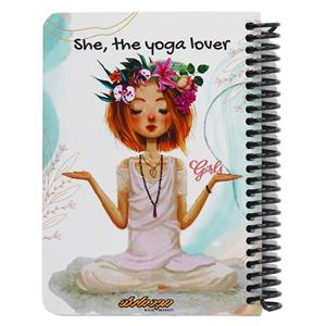 دفترچه یادداشت طرح yoga دات نوت