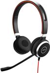 Jabra Evolve 40 Stereo Headset - Unified Communications Headphones for VoIP Softphone with Passive Noise Cancellation - USB-Cable with Controller - Black Wired - ارسال 10 الی 15 روز کاری