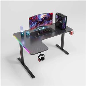 میز گیمینگ مدل Gaming Desk with LED RGB Lights - ارسال ۱۰ الی ۱۵ روز کاری