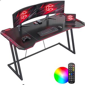 میز گیمینگ مدل CubiCubi Gaming Desk with LED 55 Inch - ارسال 15 الی 20 روز کاری