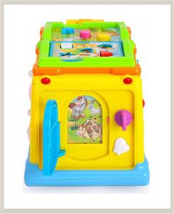 اتوبوس لگوی نشکن Huile toys. مدل 796 