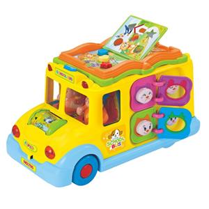 اتوبوس لگوی نشکن Huile  toys. مدل 796