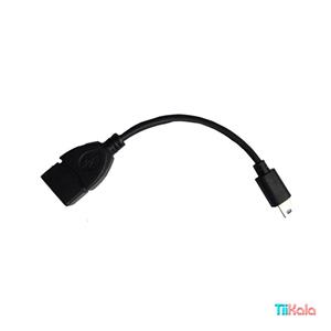 کابل USB OTG به miniUSB مدل Mini USB به طول 15 سانتی متر