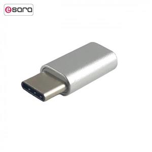مبدل USB-C به microUSB مدل Metalic