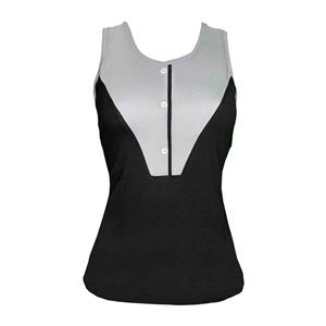 خرید تاپ تریکو نخ پنبه مدل جلو دکمه دار