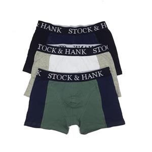 پک 3 عددی شورت پادار مردانه برند Stock&Hank کد male714