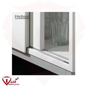 مکانیزم درب ریلی کمد ملونی مدل تاپ لاین اکو