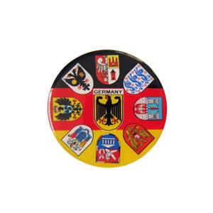 برچسب خودرو گرد طرح عقاب کد 6052