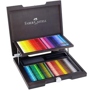 مداد رنگی 72 رنگ پلی کروموس جعبه چوبی فابرکاستل FABERCASTELL