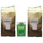 دانه قهوه پالومبینی مدل DECAFFEINATO بسته دو عددی به همراه پودر قهوه آسیاب شده