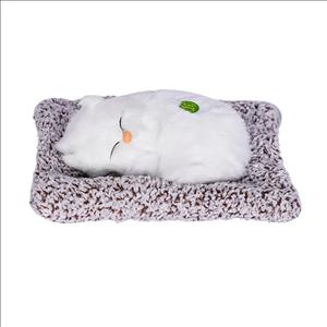 عروسک گربه خوابیده نارنجی موزیکال